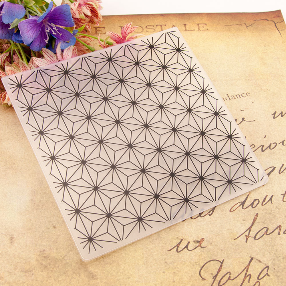 Three-Dimensional Grid Embossing Folder