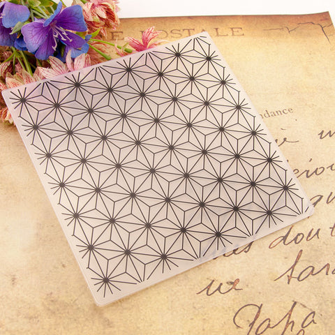 Three-Dimensional Grid Embossing Folder