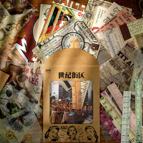 Vintage DIY Scrapbooking Materials Pack
