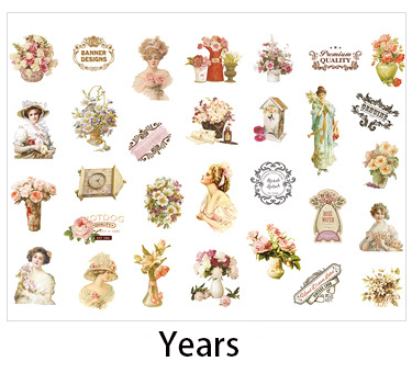 60PCS A Series of Past Events Sticker