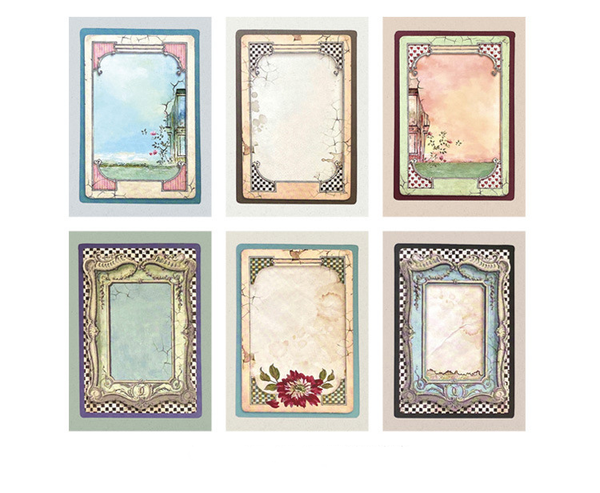 30Pcs Fantasy Garden Series Notes Paper
