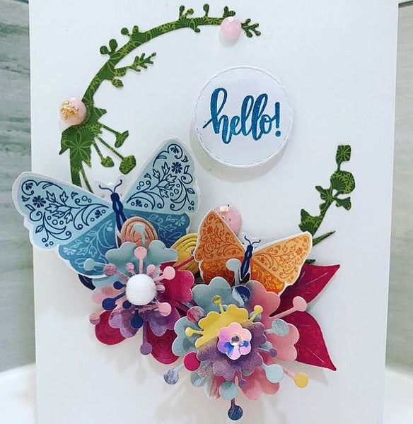 【Original】Wreath Miniature Landscape Dies