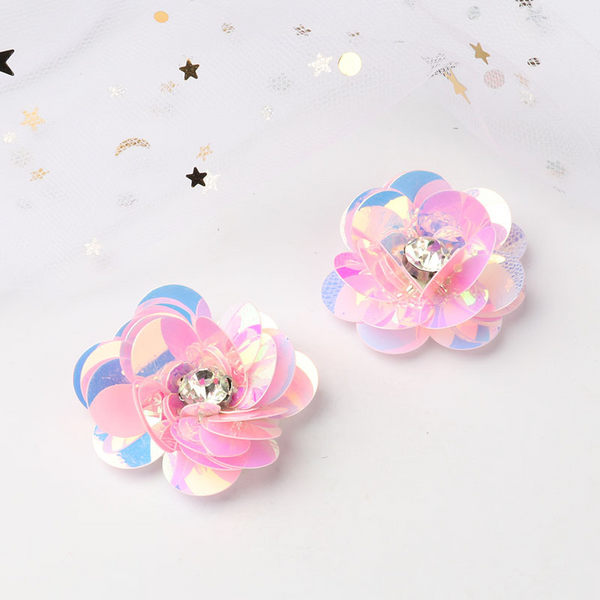 Handmade Beaded Sequin Decorative Flowers