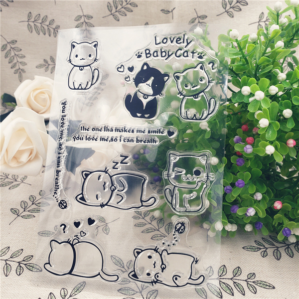 Couple Kittens Stamps
