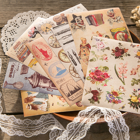Antique Art & Elegance Poster Character Stickers