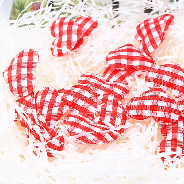 50PCS Decorative Folded Sponge Heart