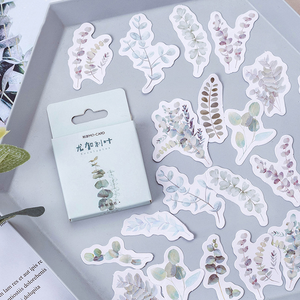 45PCS Eucalyptus Leaves Decorative Stickers