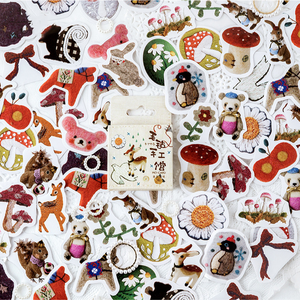 46PCS Felt Craft House Decorative Stickers