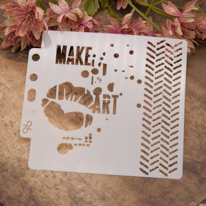 Make Art Layering Stencils Painting Template