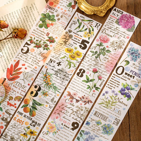 Flower Dawn Series Paper Tape