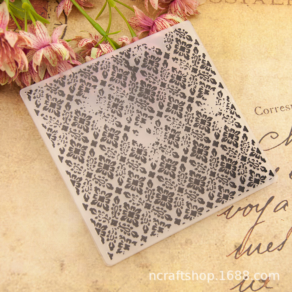 Flower Background EMBOSSING FOLDER