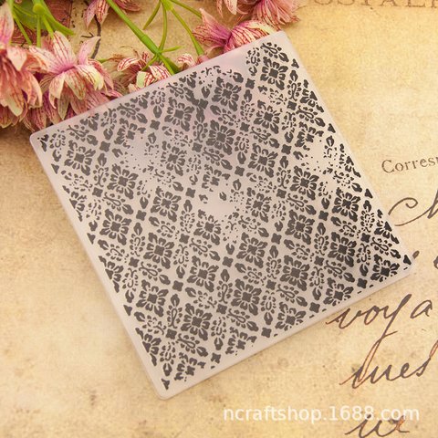 Flower Background EMBOSSING FOLDER