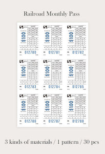 Vintage Note Series Scrapbook Paper