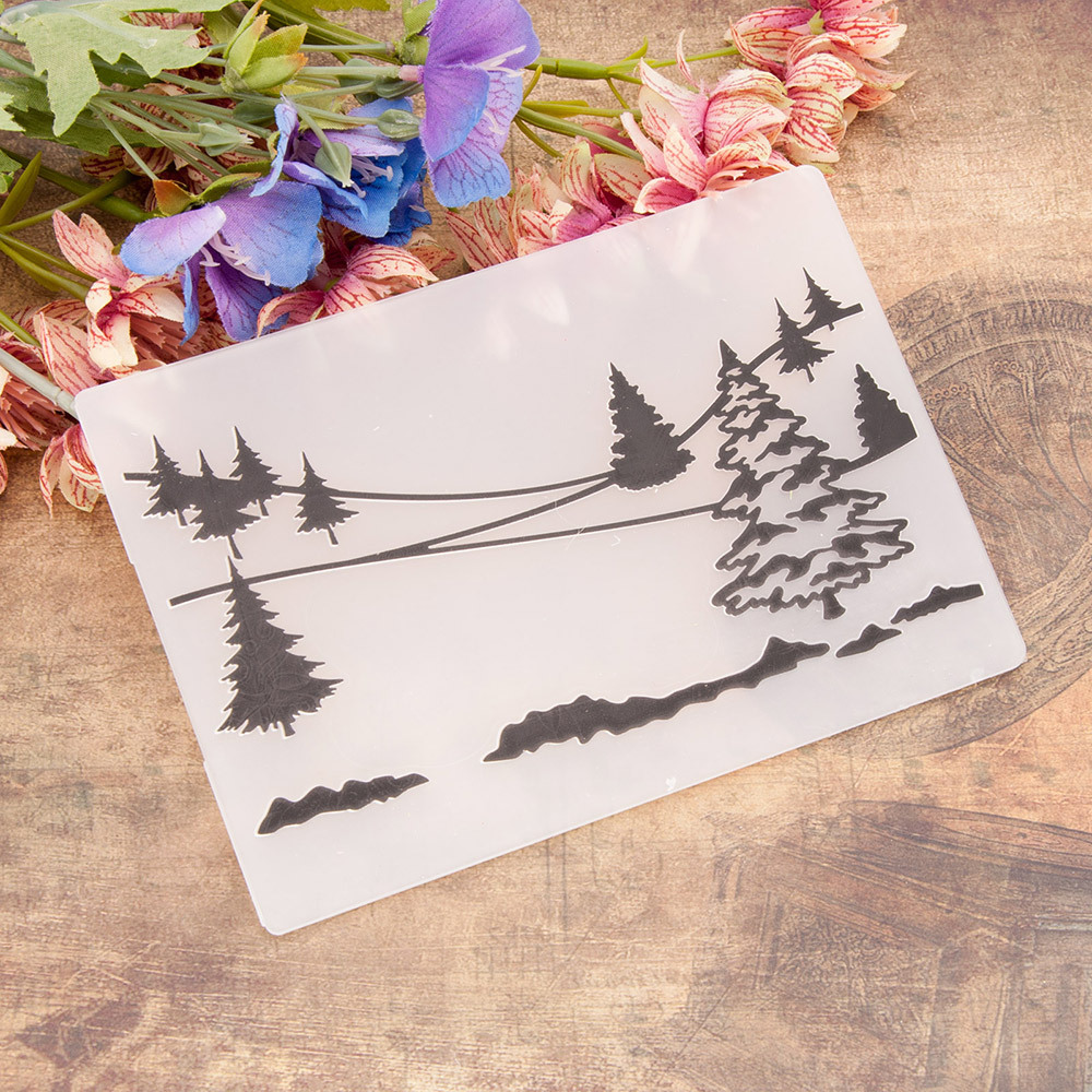 Snowy Land EMBOSSING FOLDER