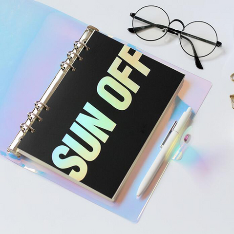 Colorful PVC Transparent Storage Booklet