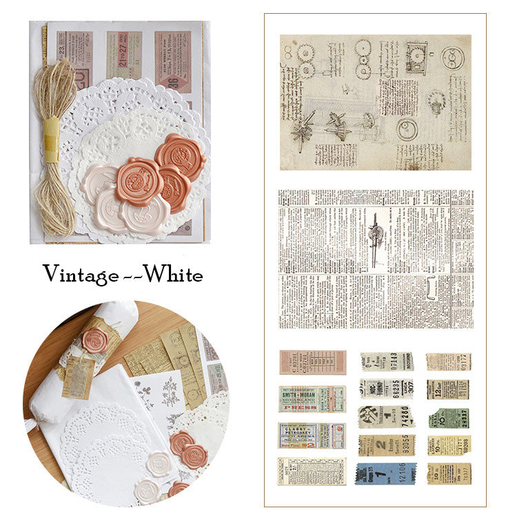 Vintage Gift Wrapping Kit