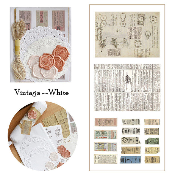 Vintage Gift Wrapping Kit