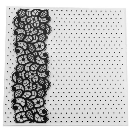 Vine Dot Embossing Folder