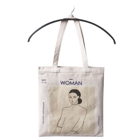 Retro Woman Simple Canvas Bag Shopping Bag