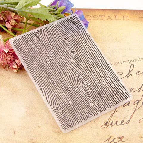 Wood Grain Embossing Folder