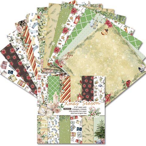 Xmas Season 6''*6'' Paper  Pack