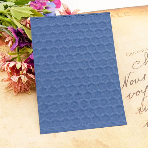 3D Hexagon Embossing Folder