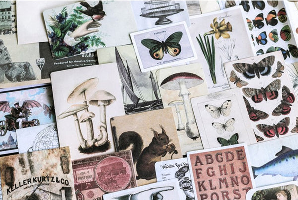 36pcs Large Size Scrapbook Material Package
