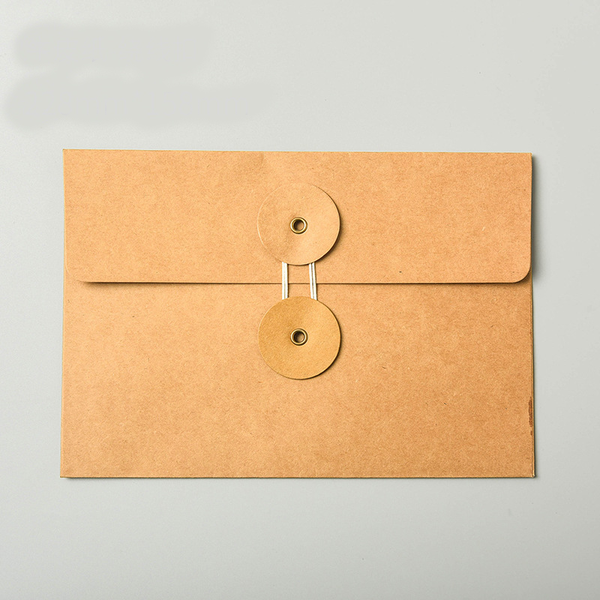 2PCS Kraft Paper Winding Storage Bag