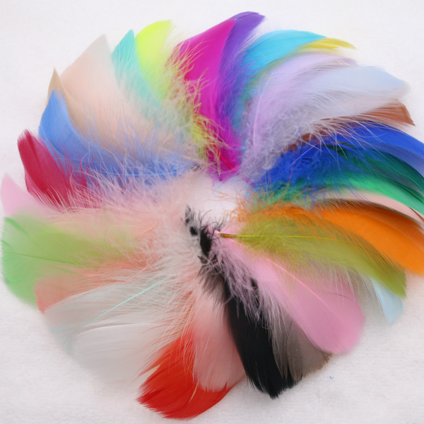 50 Pcs Artificial Color Feather