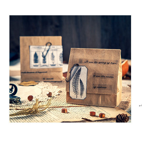 Fern Leaf Series Wooden Stamps