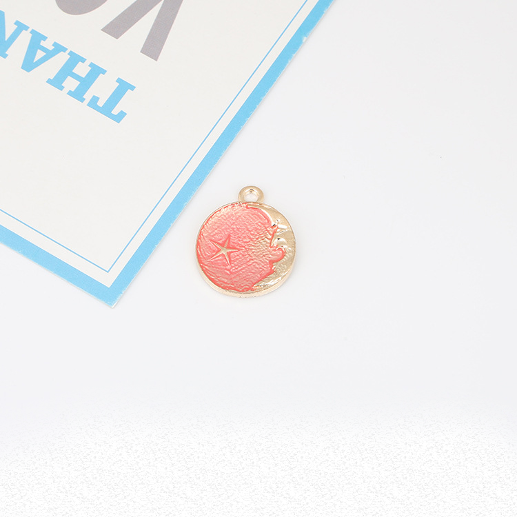 Handmade Starry Sky Oil Pendant