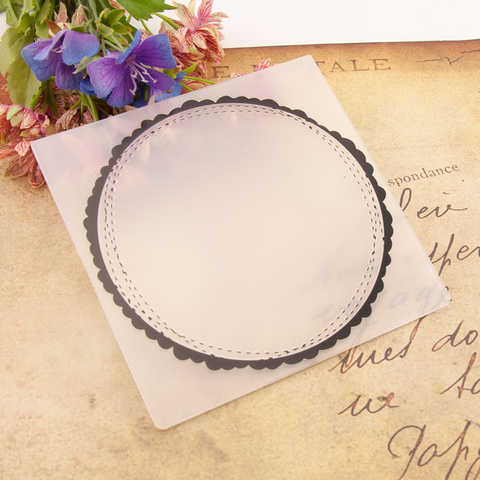 Round Frame EMBOSSING FOLDER