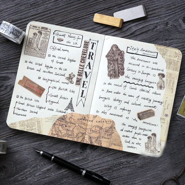 Vintage Gothic Paper Tape