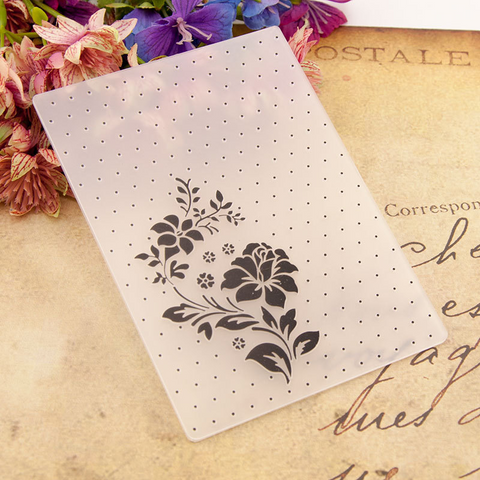 Flower Dot EMBOSSING FOLDER