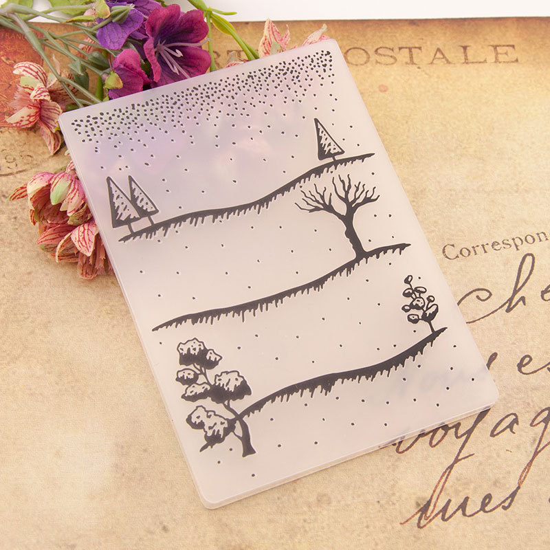 Snowy Day EMBOSSING FOLDER