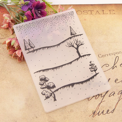 Snowy Day EMBOSSING FOLDER