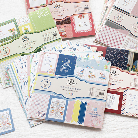 European Garden Series Backing Paper Material Paper