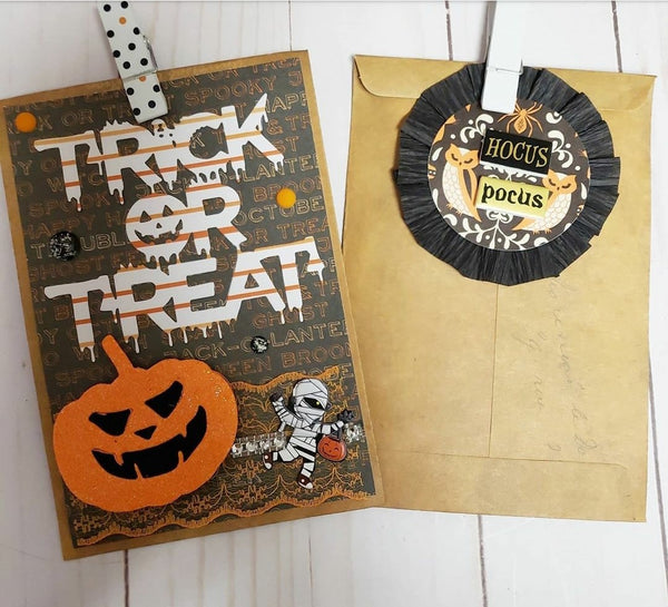 【Original】‘TRICK OR TREAT’ Halloween Word Die