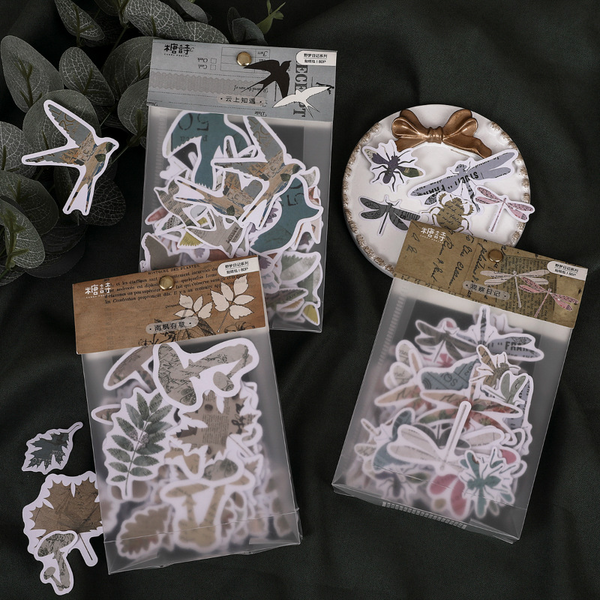 80PCS Wild Dream Series Sticker Bag