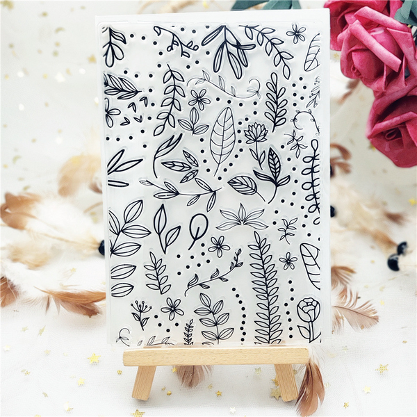Floral backgrounds Stamps