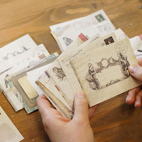 12PCS Retro Ancient Mini Envelopes
