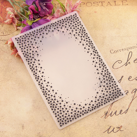 Dots in Circles EMBOSSING FOLDER