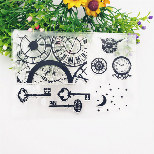 Clock Keys Stamps