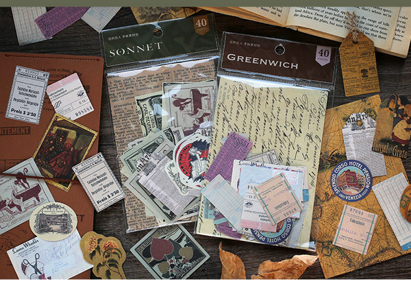 Renaissance Series Scrapbook Material Package