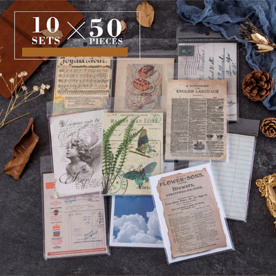 Vintage Scrapbook Background Paper