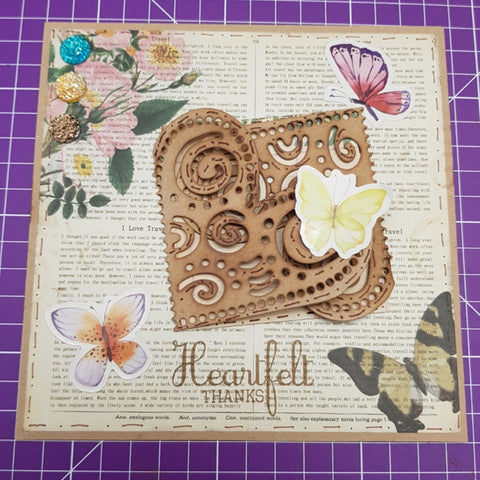 【Original】Heart-Shaped Folding Card Dies