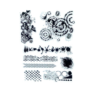 Mixed Background Stamp