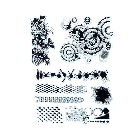Mixed Background Stamp