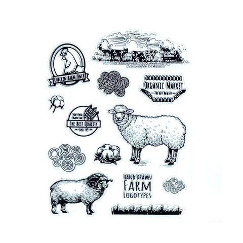 Happy Farm Stamp