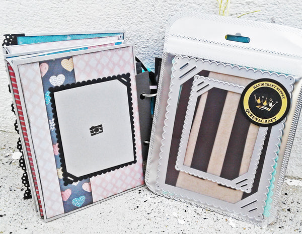 2PCS Diagonal Photo Frame Dies